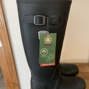 Kamik Jennifer Rain boots, Black Size US 9.